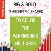 Grand & Épais : 12 formes géométriques à colorier pour le bien-être Parkinson
